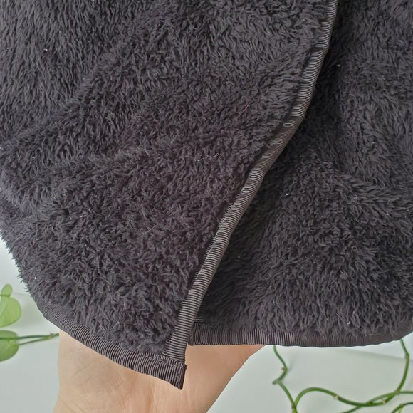 Reversible vest ivivva lululemon sherpa forever grey black size 12 soft cotton - Picture 5 of 13